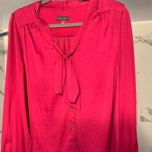 Hot Pink Bow Blouse
